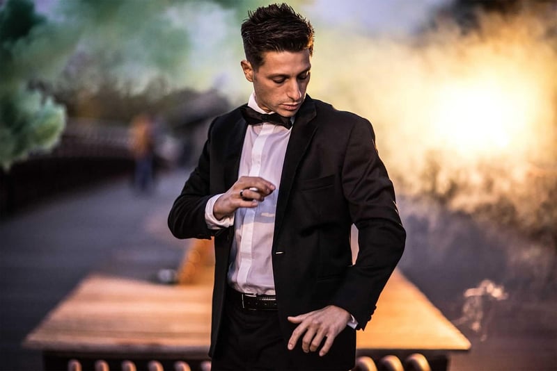 Magician Performing a Trick